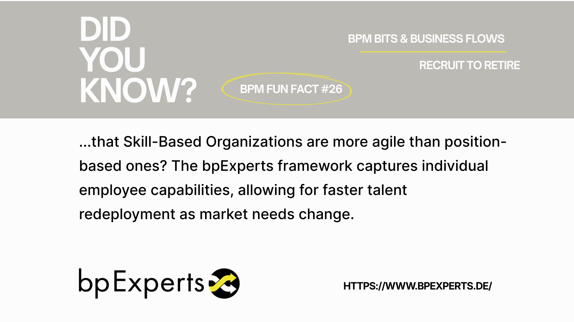 BPM Bits & Business Flows #26: Beyond the Job Description